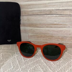 Celine Red Frame Sunglasses